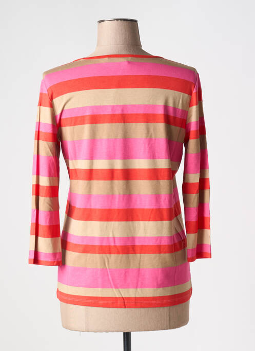 Top col rond manches longues rouge BETTY BARCLAY femme
