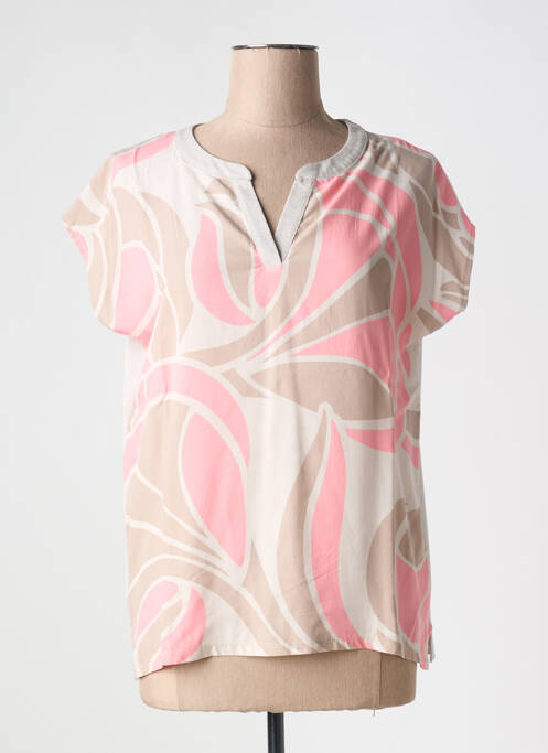 Top imprimé fantaisie manches courtes rose BETTY BARCLAY femme