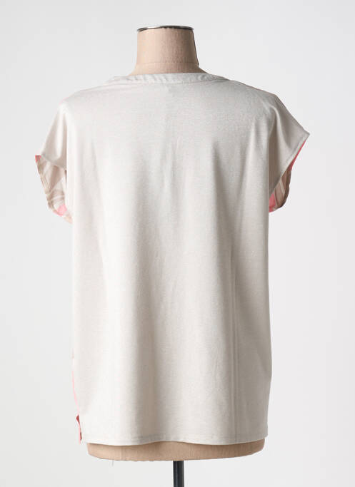 Top imprimé fantaisie manches courtes rose BETTY BARCLAY femme