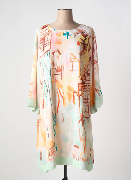 Robe mi-longue beige MISSY pour femme