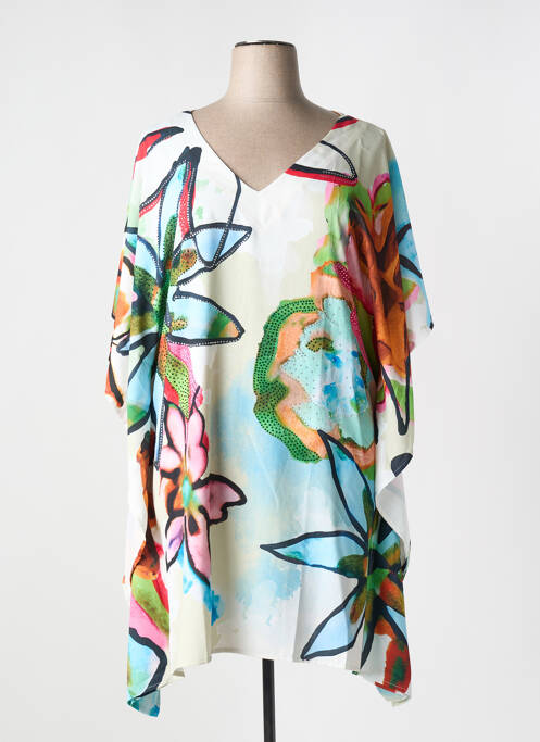 Robe mi-longue beige MISSY pour femme