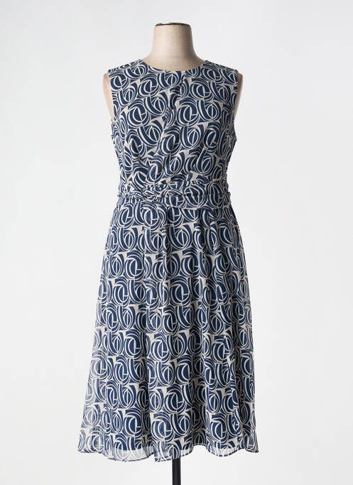 Robe mi-longue bleu BETTY & CO pour femme