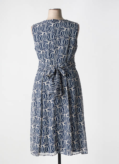 Robe mi-longue bleu BETTY & CO pour femme