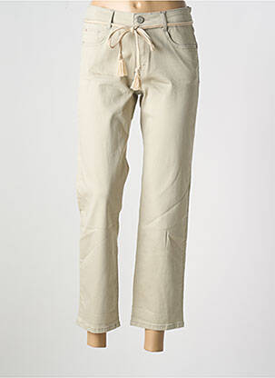 Jeans coupe droite stretch taille normale vert PARA MI femme
