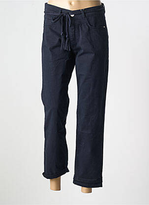 Pantalon droit stretch taille normale bleu PARA MI femme