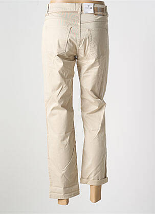 Pantalon droit stretch taille normale beige PARA MI femme