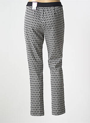 Pantalon slim taille élastique taille normale noir ANNA MONTANA femme