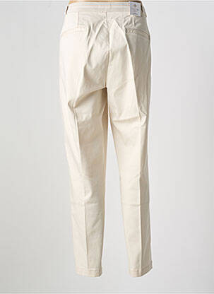 Pantalon chino tissage popeline taille normale beige PARA MI femme