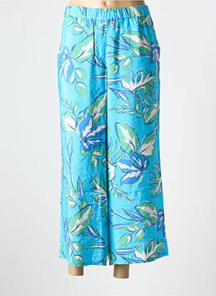 Pantalon large tissage popeline taille normale bleu BETTY BARCLAY femme