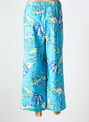 Pantalon large tissage popeline taille normale bleu BETTY BARCLAY femme