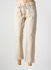 Pantalon droit beige PARA MI pour femme seconde vue