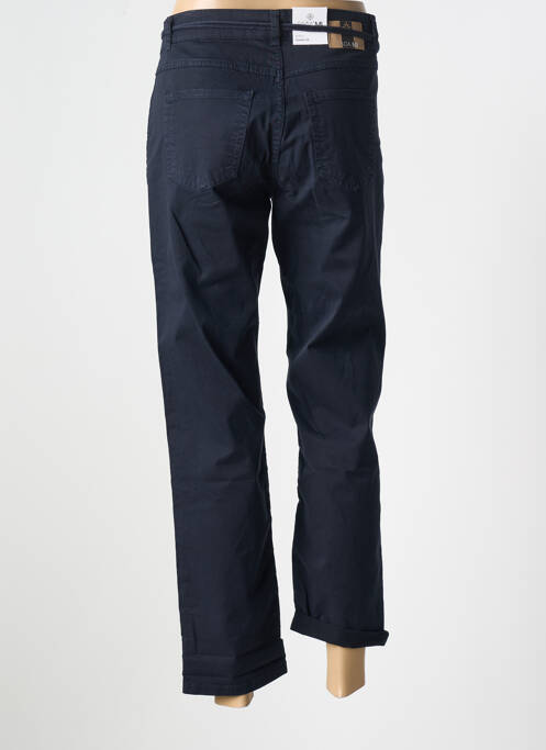 Pantalon droit stretch taille normale bleu PARA MI femme
