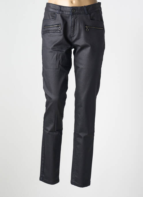 Pantalon slim stretch taille normale noir PARA MI femme
