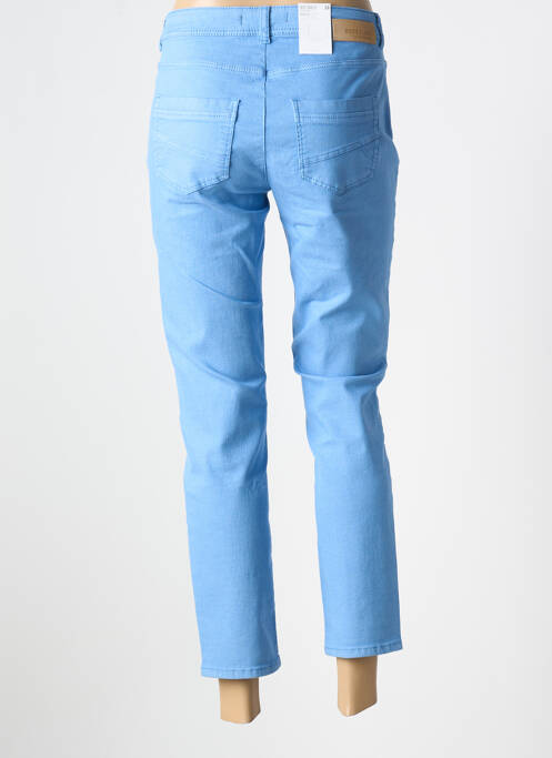Pantalon 7/8 stretch taille normale bleu BETTY & CO femme