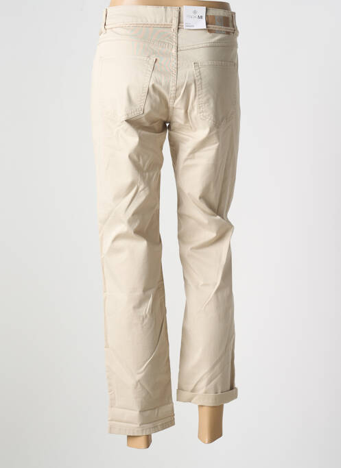 Pantalon droit beige PARA MI pour femme