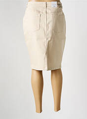 Jupe mi-longue beige PARA MI pour femme seconde vue