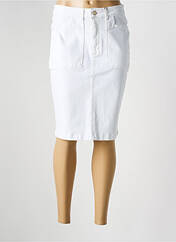 Jupe mi-longue blanc PARA MI pour femme seconde vue