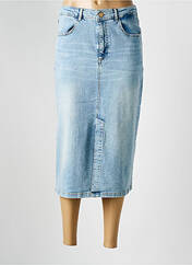 Jupe mi-longue bleu PARA MI pour femme seconde vue