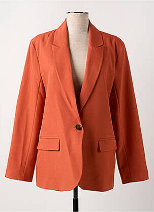 Blazer manches longues orange ANGE femme