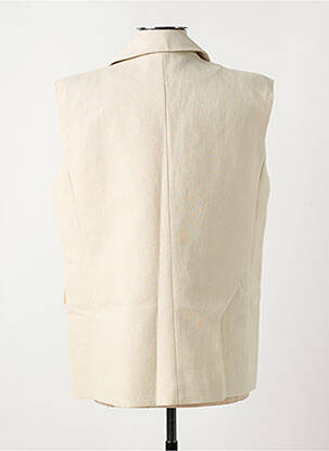 Blazer fermeture boutonnée sur le devant beige GRACE & MILA femme