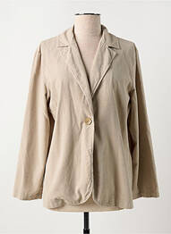 Blazer manches longues beige LUK AP femme