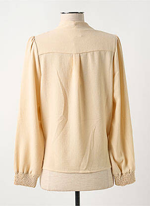 Blouse manches longues manches longues beige ARTLOVE femme