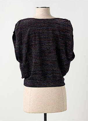 Top col v sans manche noir ARTLOVE femme