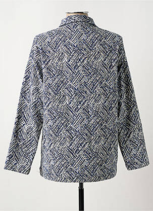 Veste casual coupe droite bleu LA PETITE ETOILE femme