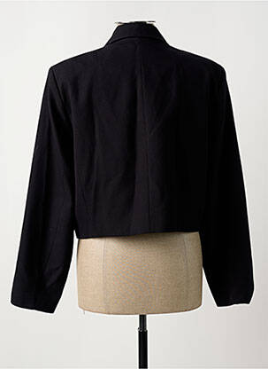 Veste casual col tailleur noir GRACE & MILA femme