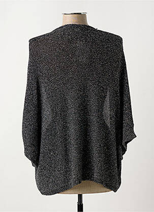 Gilet manches longues manches 3/4 noir ANGE femme