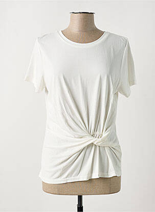 T-shirt coupe cintrée manches courtes blanc ARTLOVE femme