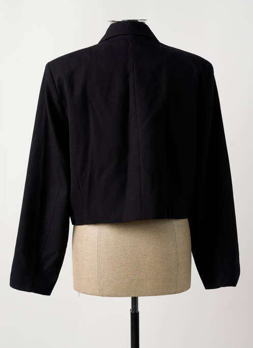 Veste casual col tailleur noir GRACE & MILA femme
