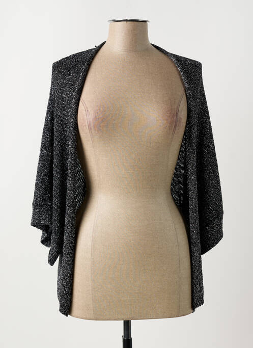 Gilet manches longues noir ANGE femme