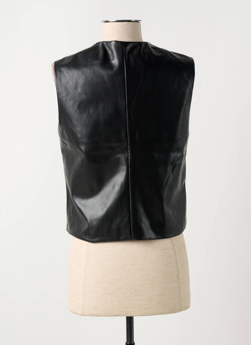 Gilet sans manche noir ANGE pour femme
