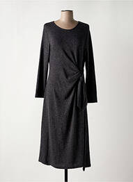 Robe longue manches longues manches longues gris SCARLET ROOS femme