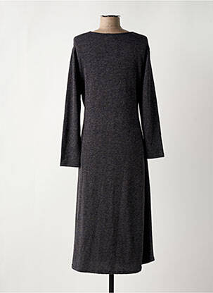Robe longue manches longues manches longues gris SCARLET ROOS femme