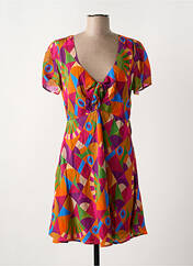 Robe courte orange CHICOSOLEIL pour femme seconde vue