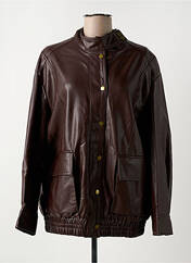 Veste simili cuir marron ARTLOVE pour femme seconde vue