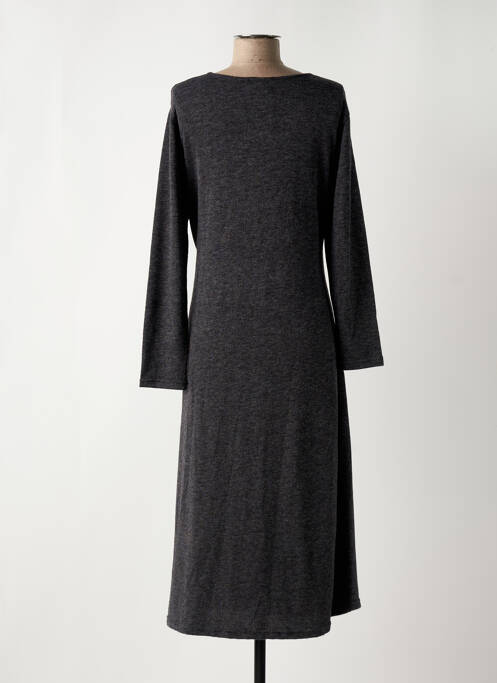 Robe longue manches longues manches longues gris SCARLET ROOS femme