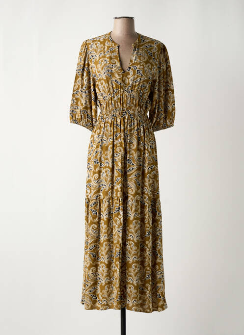 Robe longue marron AN' GE pour femme