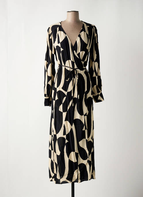 Robe mi-longue noir GRACE & MILA pour femme