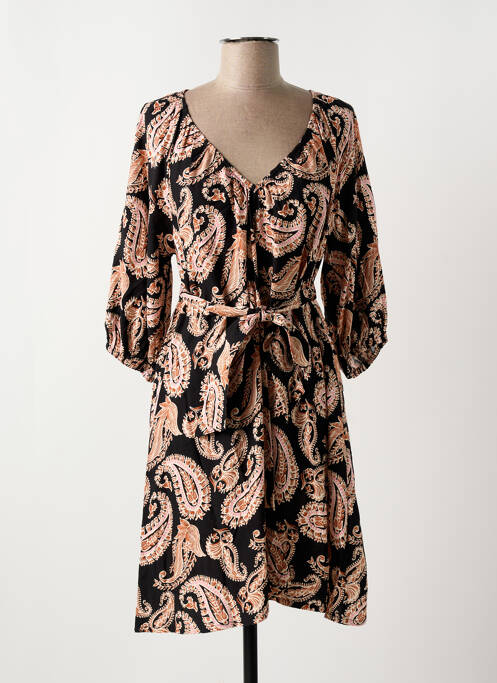 Robe mi-longue noir LA PETITE ETOILE pour femme