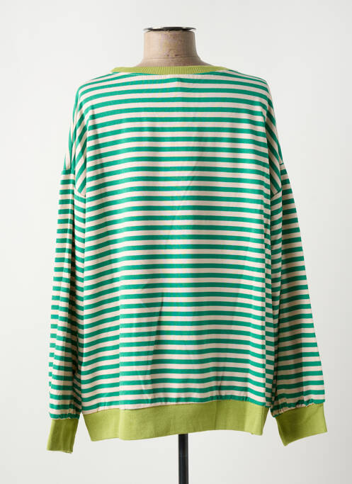 Sweat-shirt vert INTUITION femme