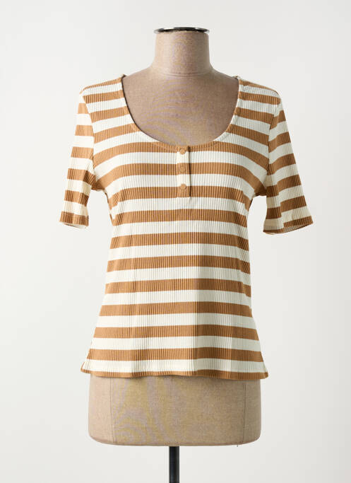 T-shirt marron ARTLOVE pour femme