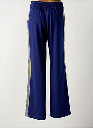 Jogging taille élastique bleu ANGE femme