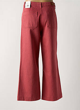 Pantalon flare coupe évasée rouge LA PETITE ETOILE femme