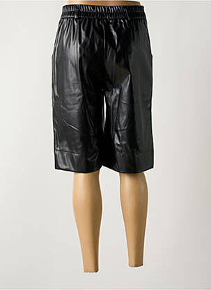 Bermuda coupe droite noir ANGE femme