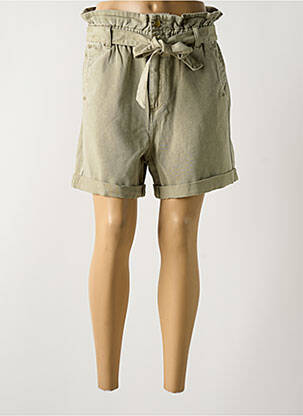 Short coupe droite vert ARTLOVE femme