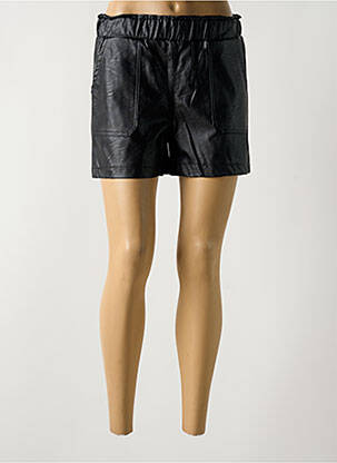 Short coupe droite noir PAKO LITTO femme