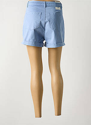 Short fermeture zippée sous rabat boutonné bleu LA PETITE ETOILE femme